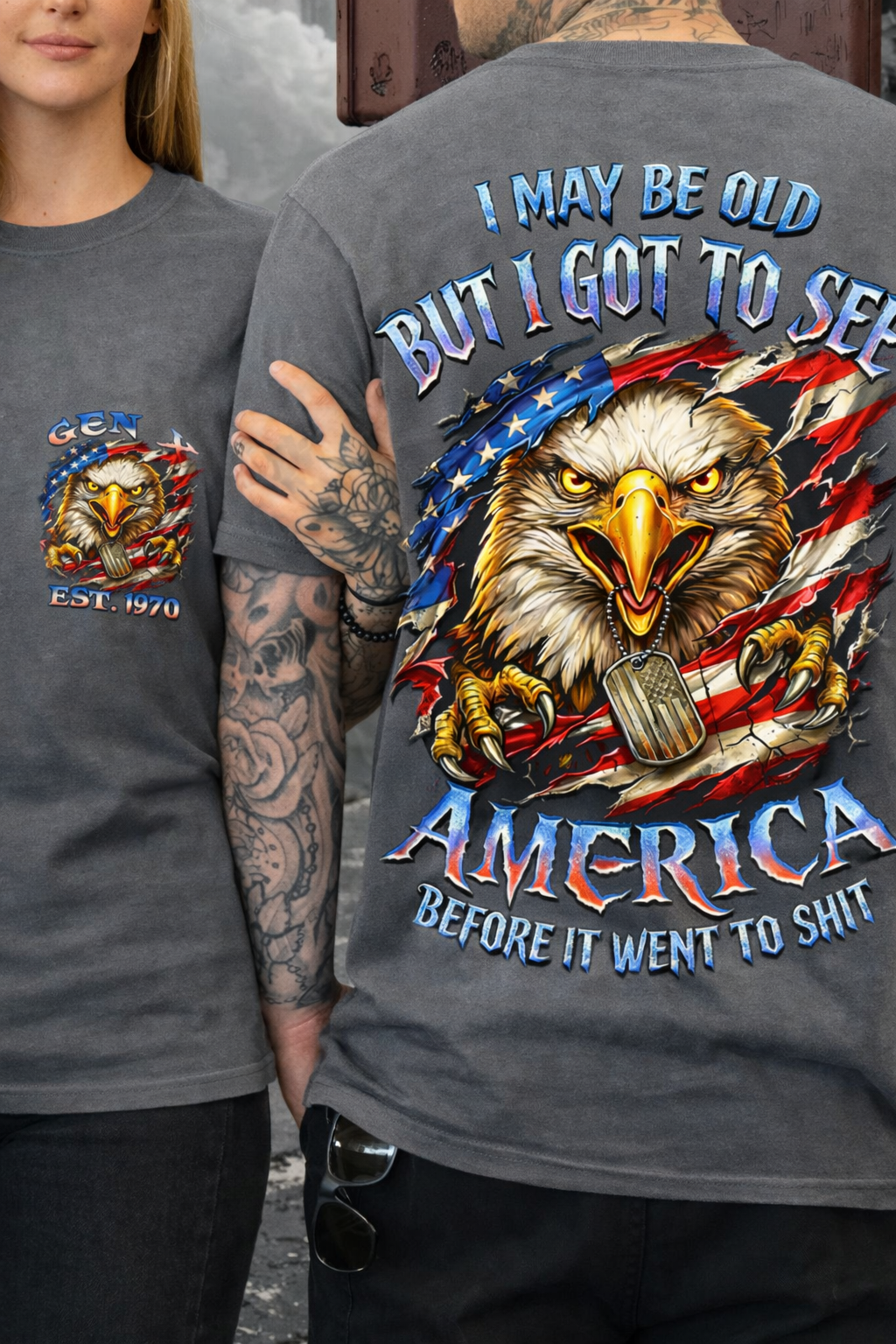 I May Be Old But I Got To See The Usa Before It Went To Shit Custom Year T-shirt