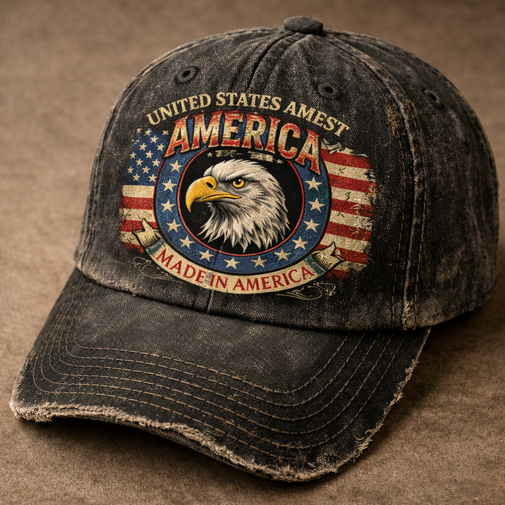 Vintage American Eagle Distressed Baseball Cap