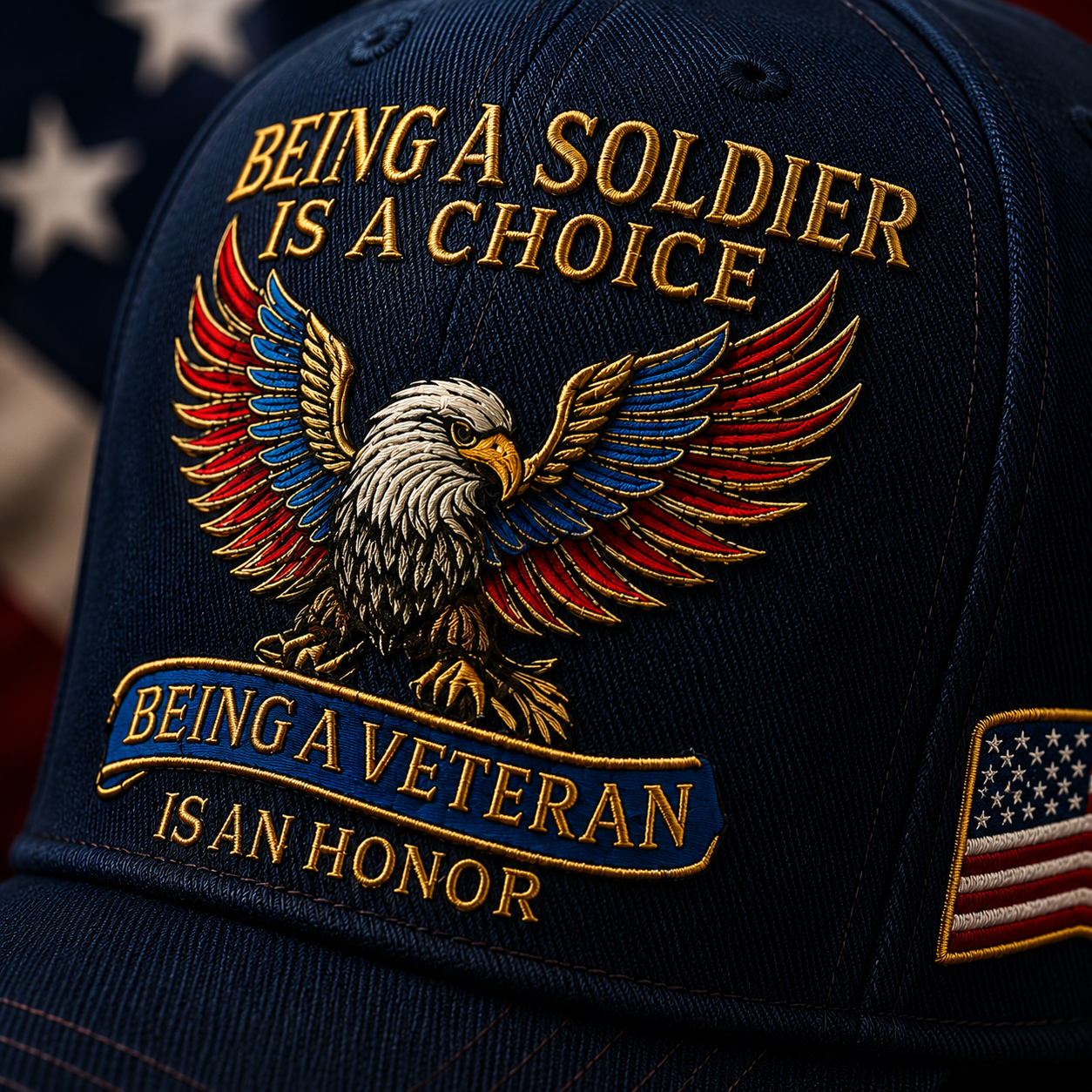 🦅 “Being a Soldier, Being a Veteran” Commemorative Cap