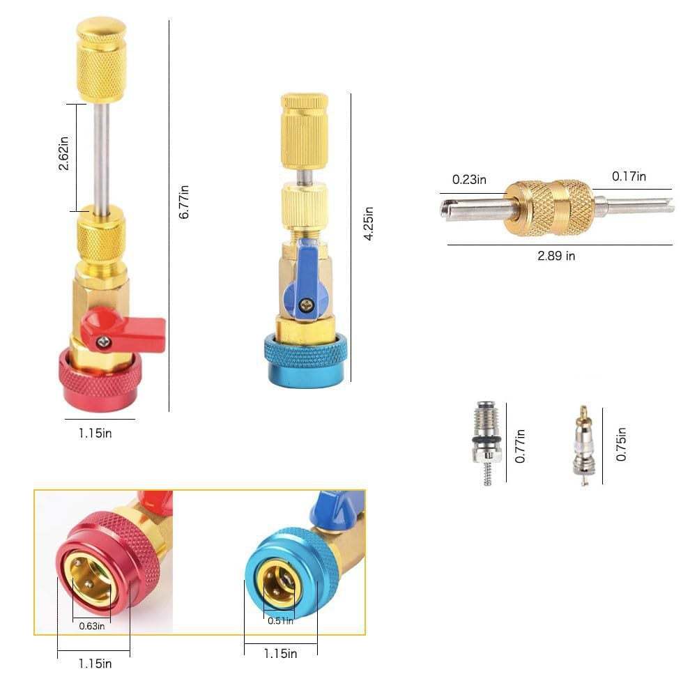 🏆Flash Sale⚡ 50K+ SOLD!  - 🔩Home & Auto AC Valve Core Remover Installer Tool
