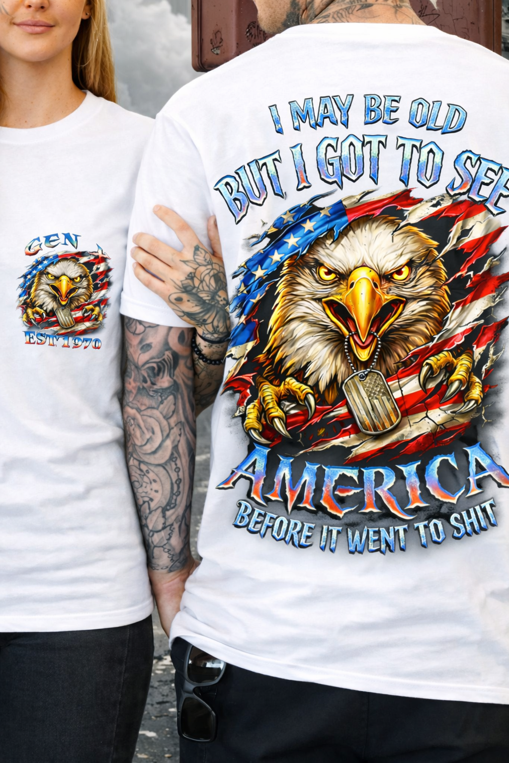 I May Be Old But I Got To See The Usa Before It Went To Shit Custom Year T-shirt