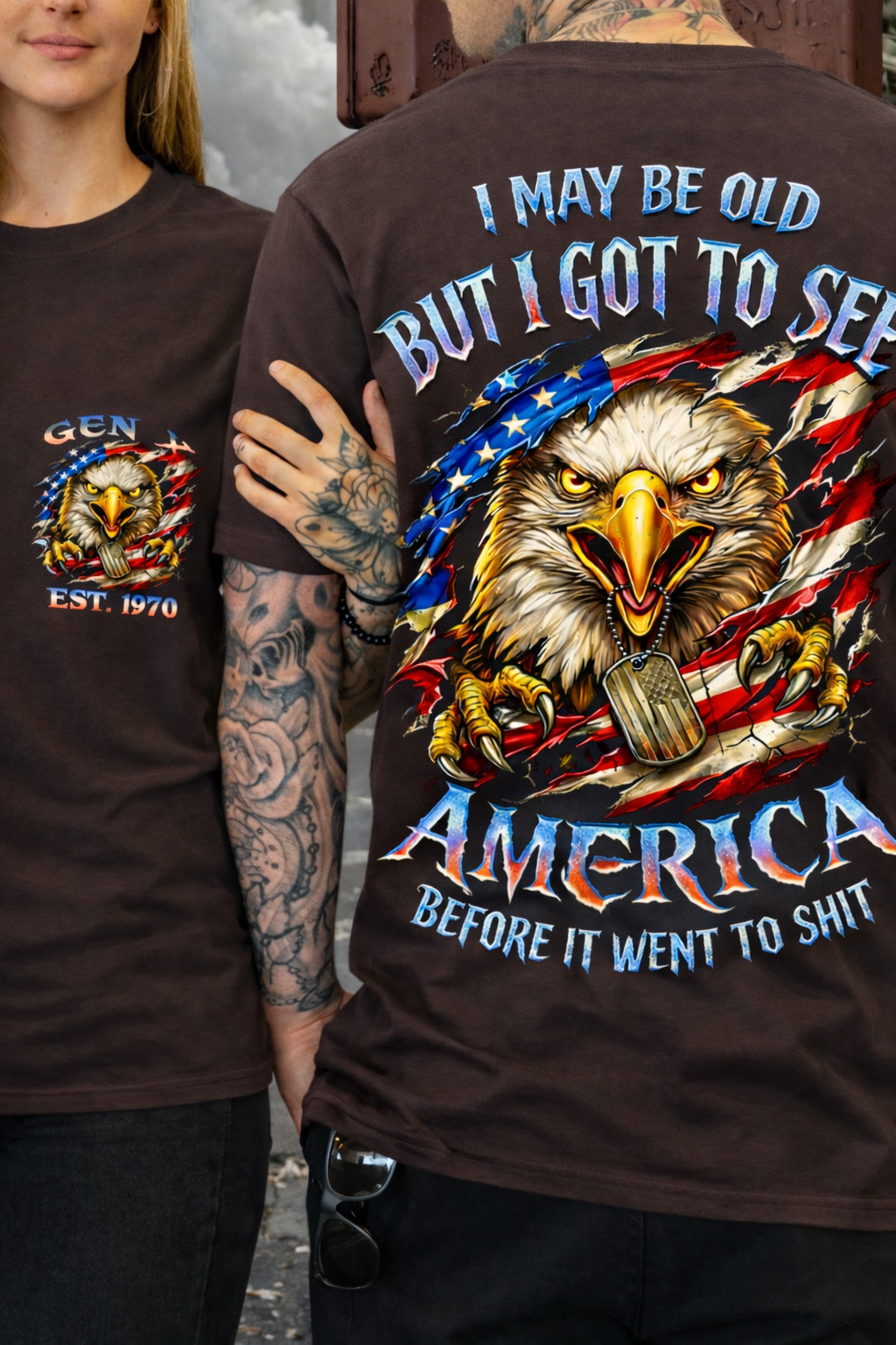 I May Be Old But I Got To See The Usa Before It Went To Shit Custom Year T-shirt