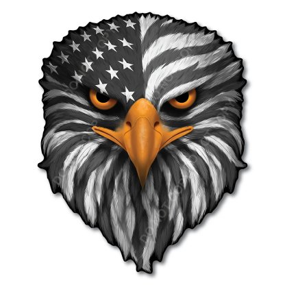 🔥Last Day 49% OFF - 🦅Reflective Eagle Eyes USA Flag Decal – Waterproof Patriotic Vinyl Sticker for Trucks, Cars & Gear