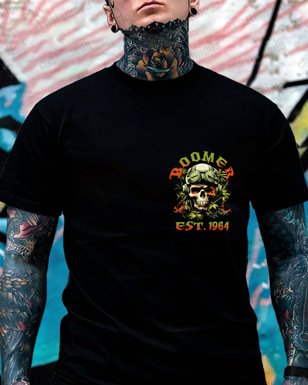 Never Underestimate An Old Man Who Is Also A Vietnam Veteran Custom Year T-shirt