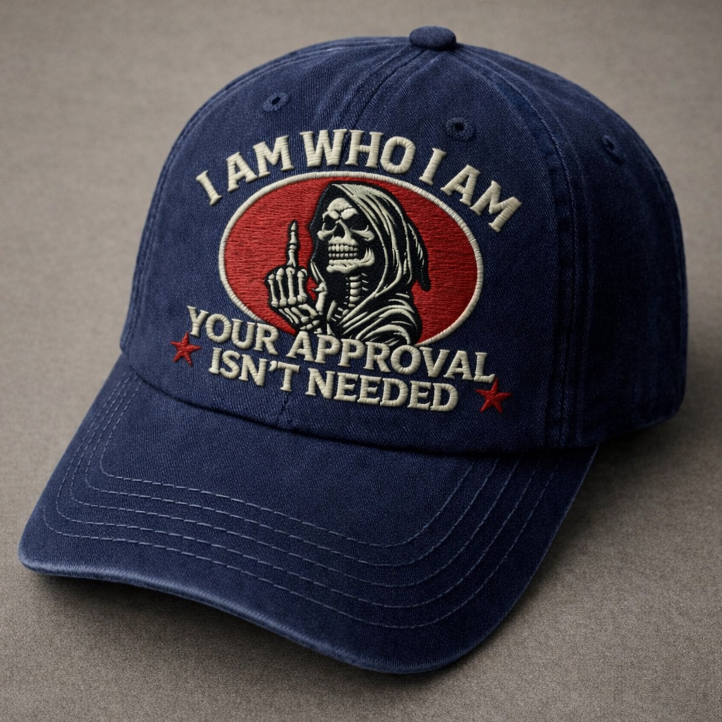 I AM WHO I AM Embroidered Baseball Cap