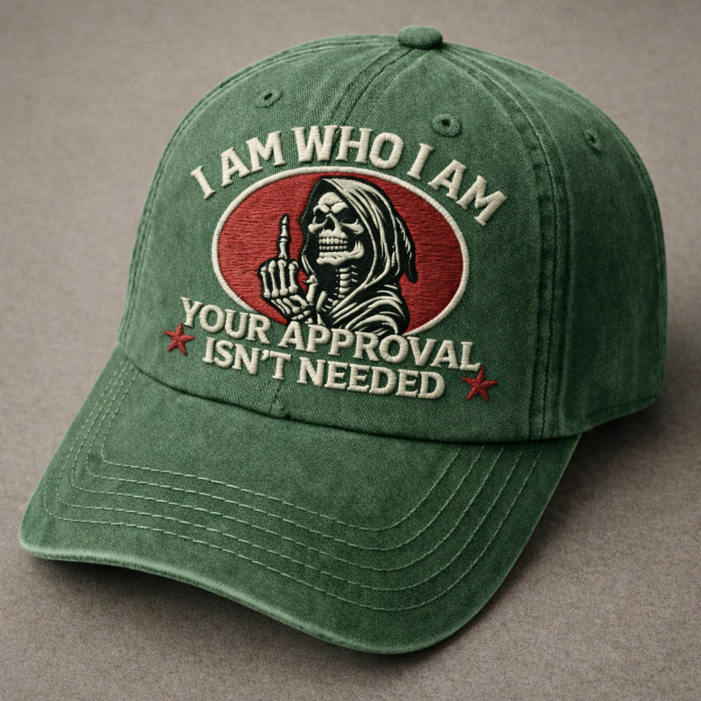 I AM WHO I AM Embroidered Baseball Cap