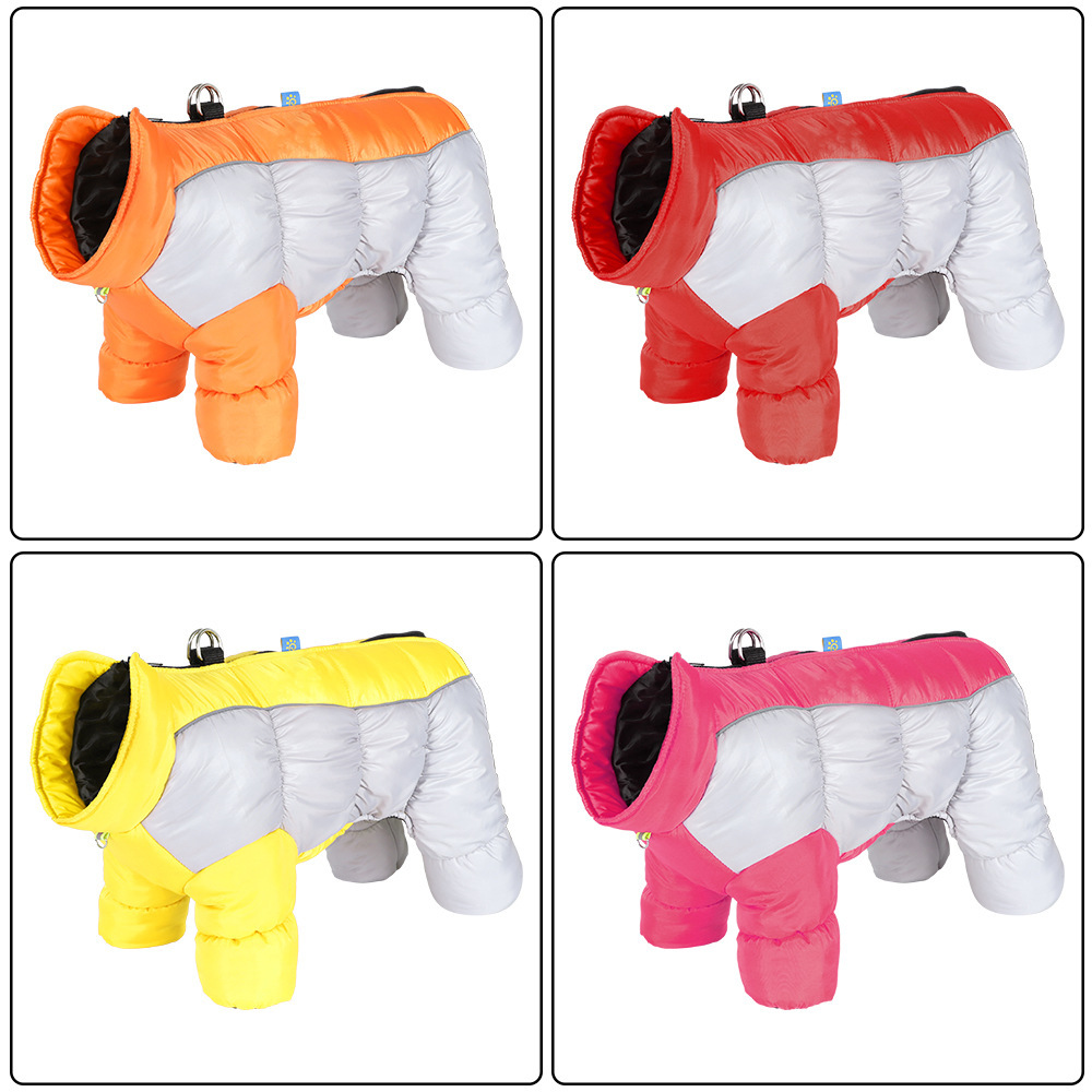 Personalized Pet Winter Warm Windproof Puffer Jacket