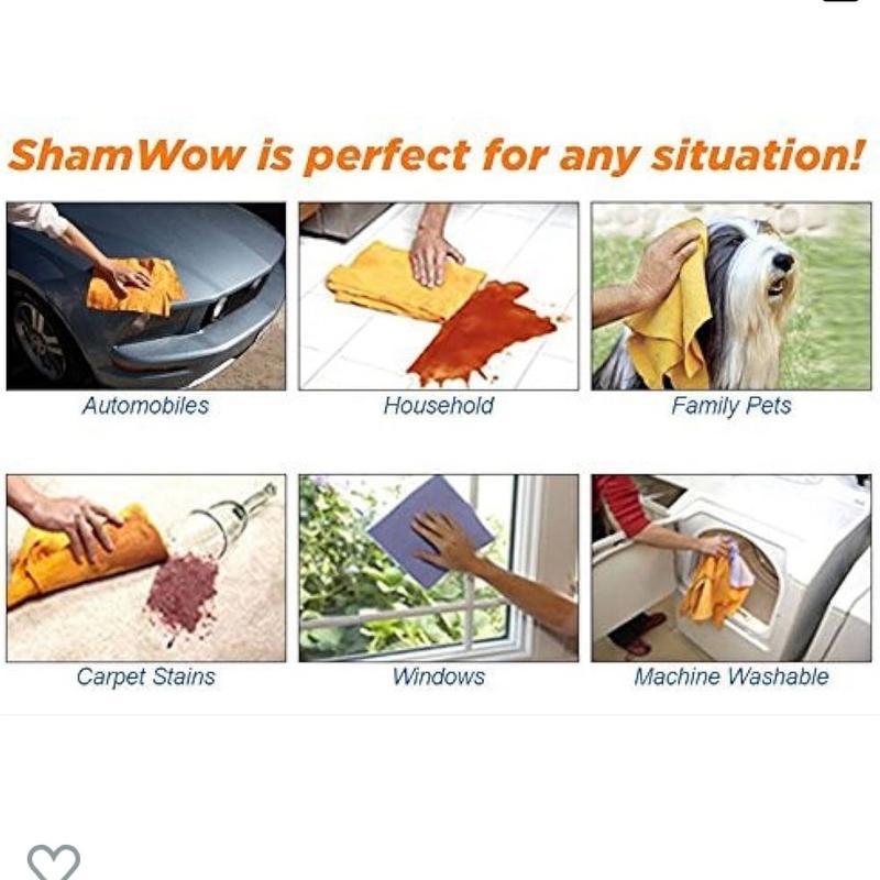 Ultra-Absorbent Miracle Cleaning Shammy