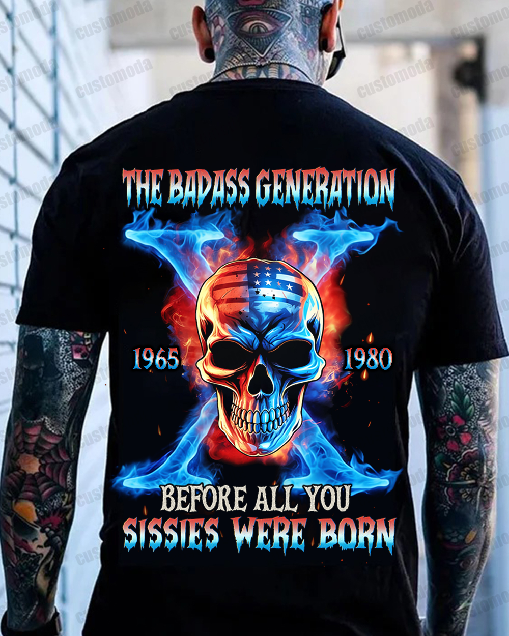 Gen X The Badass Generation Custom Year T-shirt