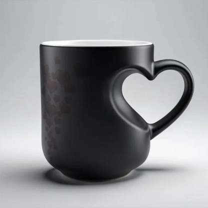 ✨Heart-shaped Color-changing Ceramic Mug