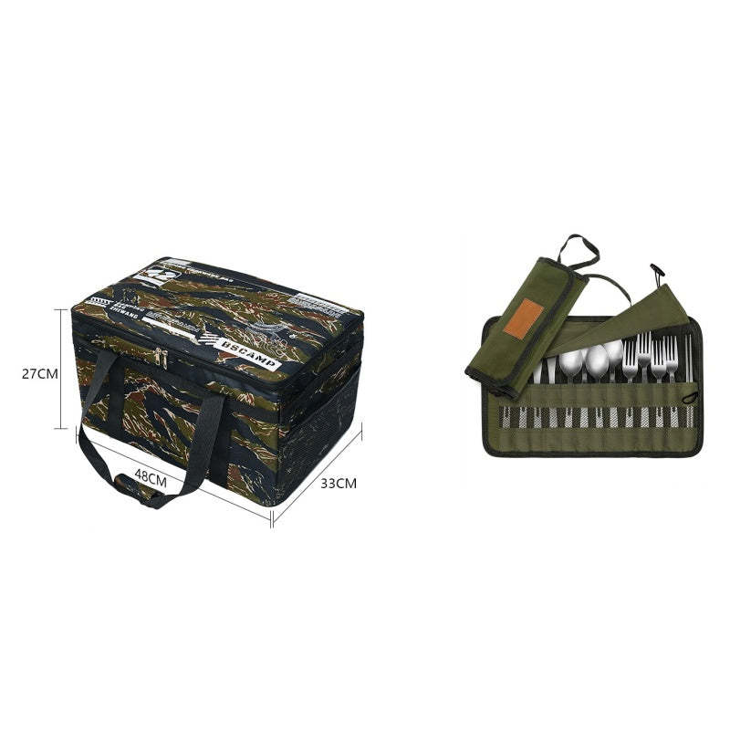 🔥Large Capacity Outdoor Folding Storage Bag Waterproof Portable Camping & Picnic Organizer