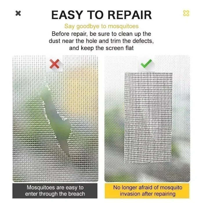 Window Net Screen Repair Roll- Fix broken Mesh Windows