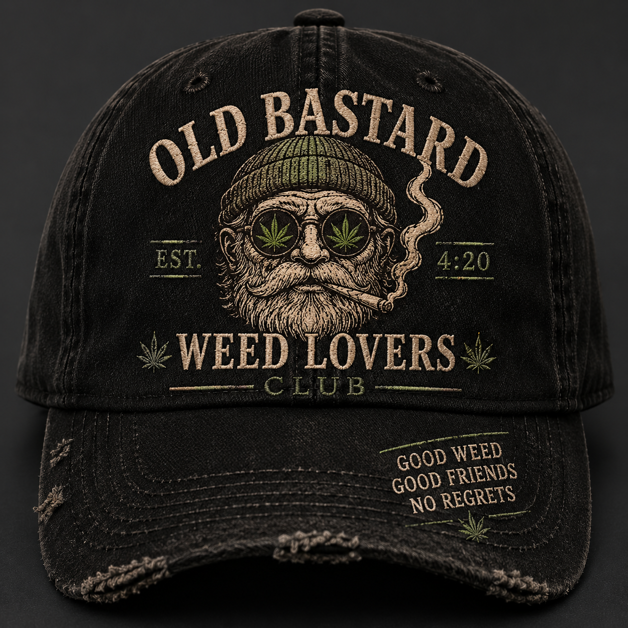 Old Bastard Weed Lovers Hat
