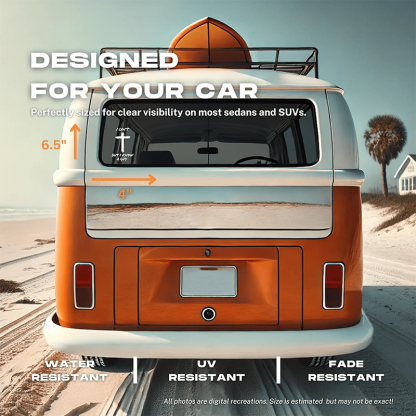 I Can't, But I Know A Guy - Christian Jesus Cross Car