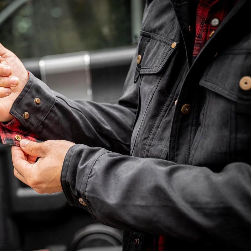 Men's Flannel Lined Shacket Jacket
