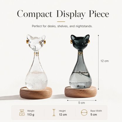 The Felis Forecast: Artisan Cat Storm Glass