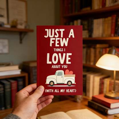 Just A Few Things I Love About You (With All My Heart) Fill In The Blank Gift Book