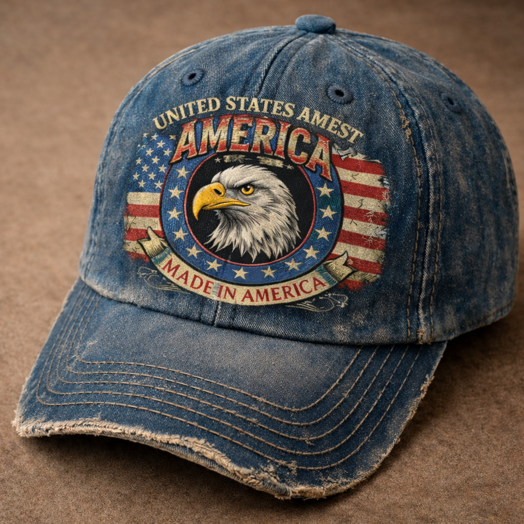 Vintage American Eagle Distressed Baseball Cap