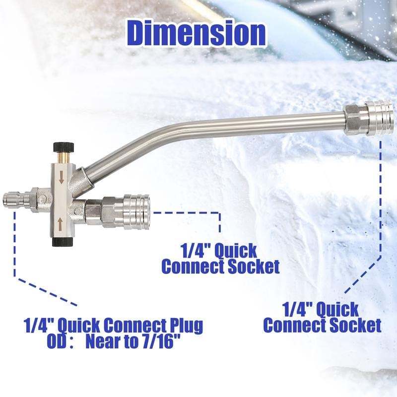 🔥 Foam Cannon Dual Connector Accessory