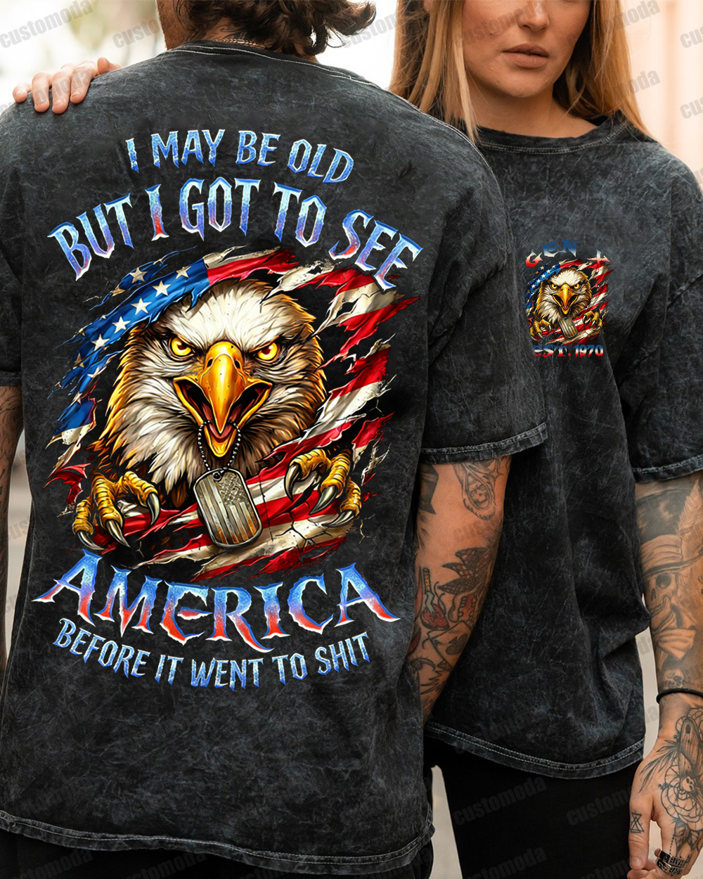 I May Be Old But I Got To See The Usa Before It Went To Shit Custom Year T-shirt