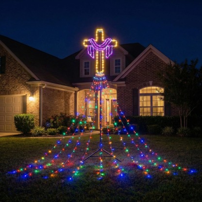 12 FT Easter Waterfall String Lights