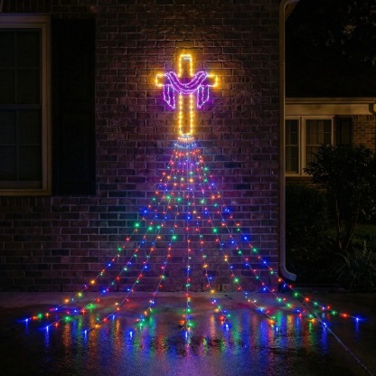 12 FT Easter Waterfall String Lights