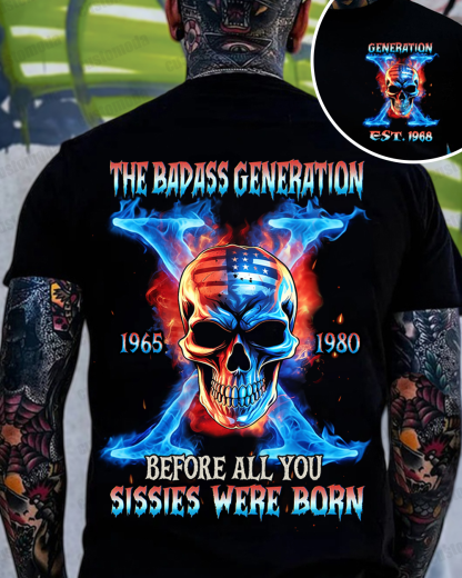 Gen X The Badass Generation Custom Year T-shirt