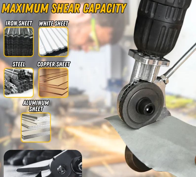 DrillCutPro™ | The Drill-Powered Sheet Metal Shredder