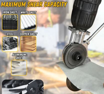 DrillCutPro™ | The Drill-Powered Sheet Metal Shredder
