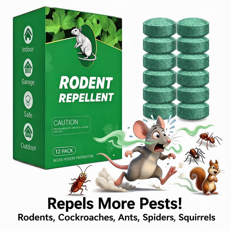 12 Pack- Popular Natural Rodent Repellent Balls!