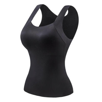 ⏳ Time-Limited Special! ⏰ Women’s U-Neck Thermal Tank with Built-In Bra – Warm, Supportive & Braless Comfort ❄️❤️