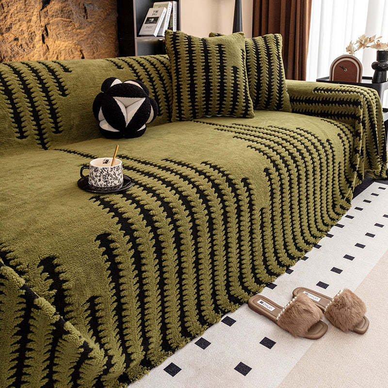 🎉Soft Plush Non-Slip Couch Cover🍂