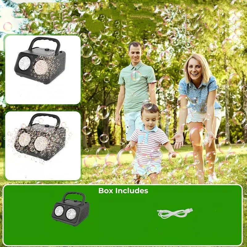 🔥Limited-time offer: handheld multi-hole bubble machine- instant fun for kids & adults