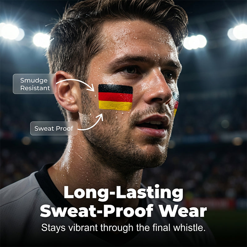 National Flag Face Paint Stick for Sports Fans