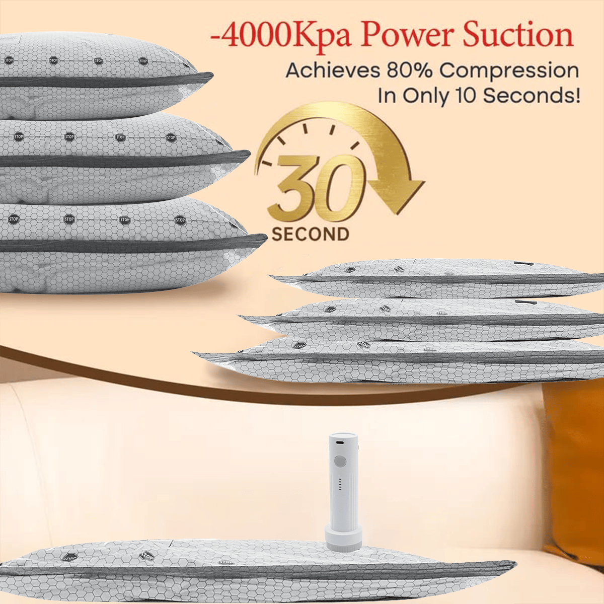 ❤️Hot Sale💥Vscbird X7 Cordless Travel Vacuum Bag Set