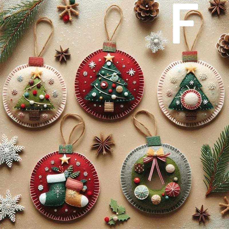 🔥This Week Special Price⏰ - 🧵DIY Christmas Felt Patch Kit✨Start your fun-filled Christmas craft journey