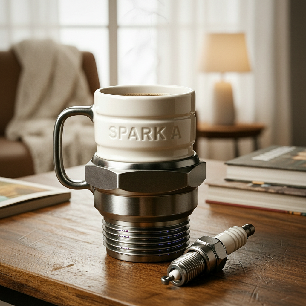 🏆 500K+ SOLD! ✨This Week Special Price🔧Spark Plug Mug☕ 