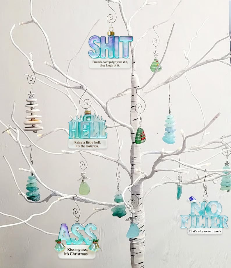 🌊🎄Sea Glass Accents 2025 Adult Humor Advent Calendar💥LIMITED 2025 EDITION