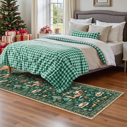 ⏰This Week Special Price🏆 60K+ SOLD!🎁🎄Soft Christmas Tree Santa Claus Carpet Runner