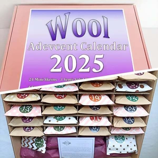 🔥This Week Special Price 49% OFF🌟🔥Wool Advent calendar 2025
