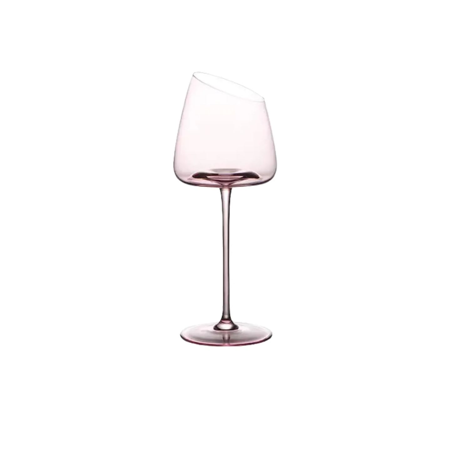 Pink Flamingo Slanted Lipstick Wine Glass Sweet Wine Glass High Value Luxury Home Goblet Wine Champagne Glass Cup Wedding Gift-Wildvoy