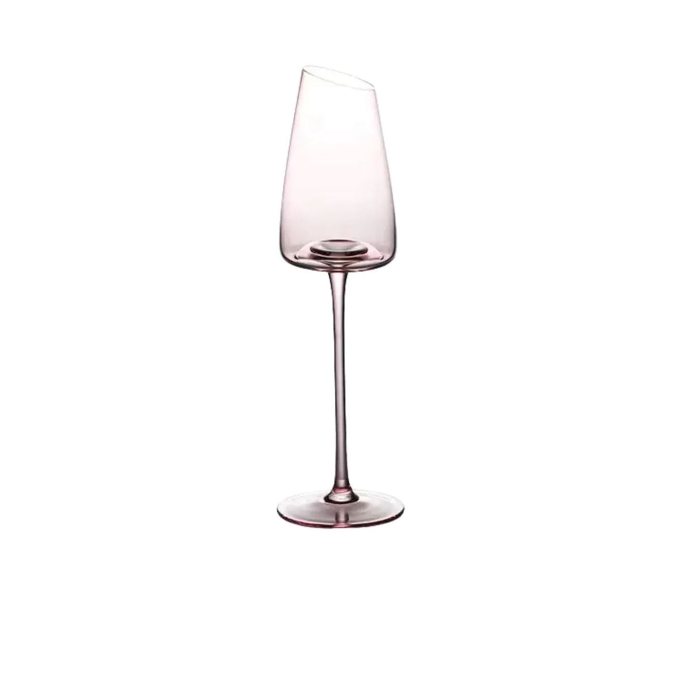 Pink Flamingo Slanted Lipstick Wine Glass Sweet Wine Glass High Value Luxury Home Goblet Wine Champagne Glass Cup Wedding Gift-Wildvoy