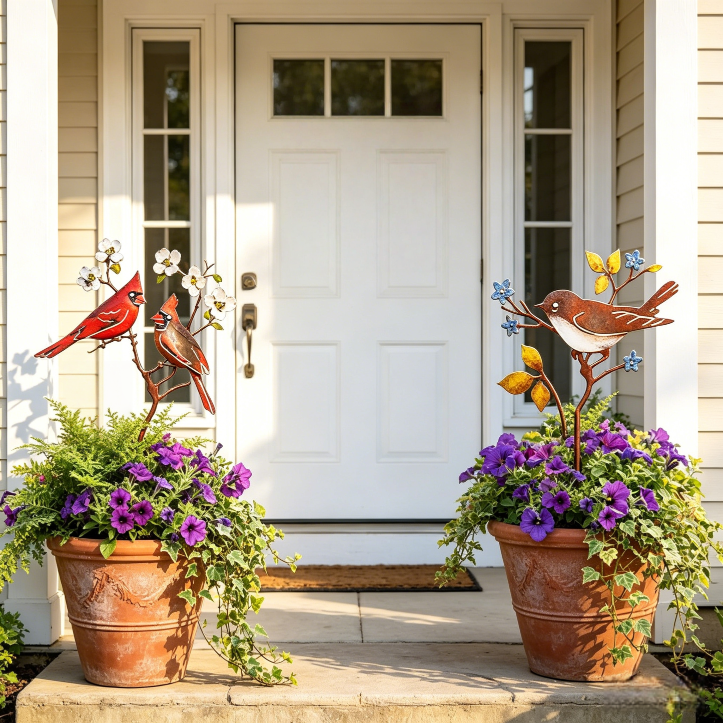 Metal Bird Garden Decor