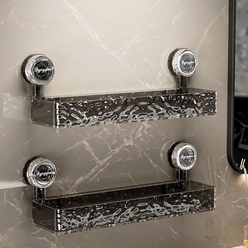 🔥Corrugated Suction Cup Shower Caddy – No Drilling, Space Saver