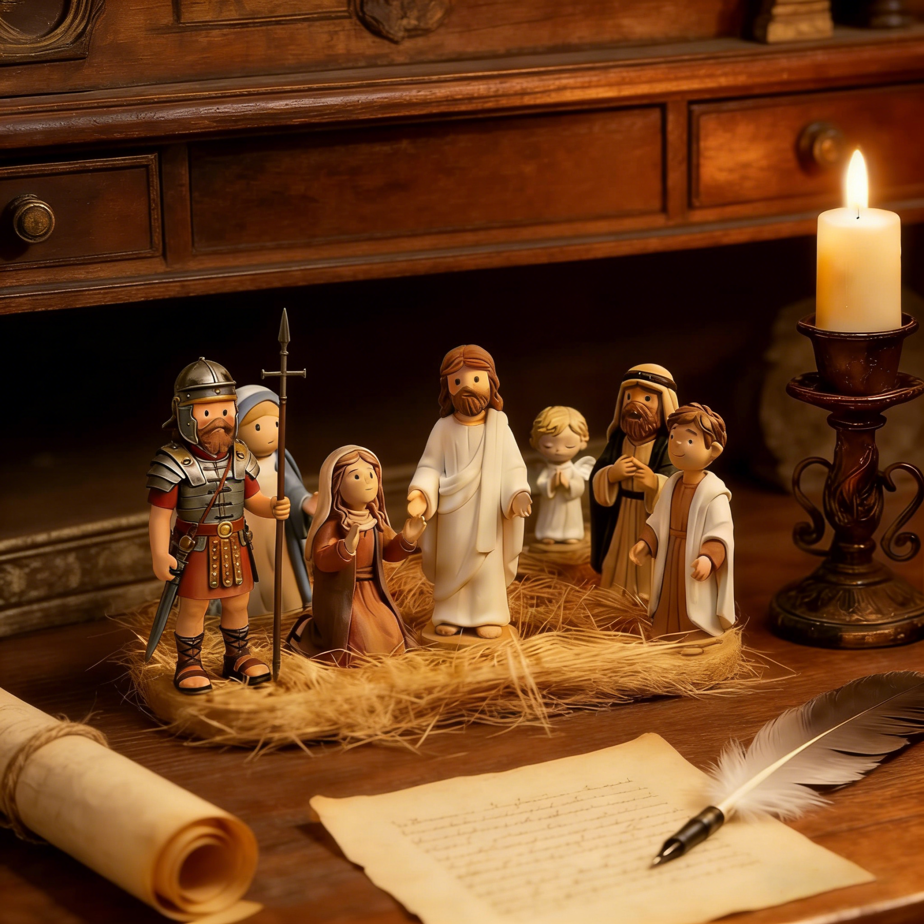 🔥Last Day 49% Off🎁Mini Easter Jesus Set in a Tin Box