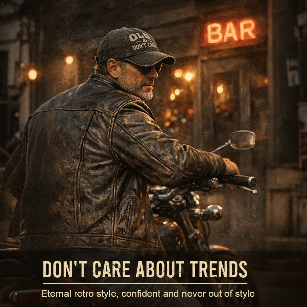 🧢2026 New Year Hot Sale 49% OFF 🔥Vintage Distressed"OLD & DON’T CARE"Cap