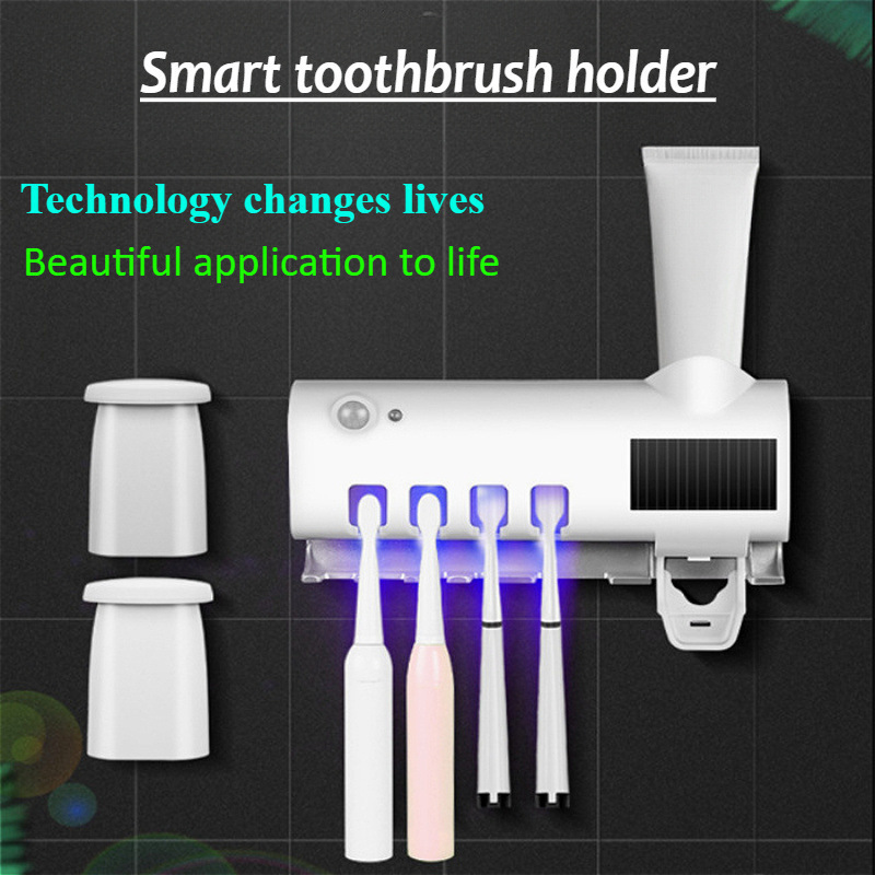 Smart UV Toothbrush Sterilizer Holder