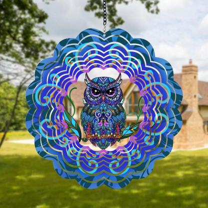 Hummingbird Wind Spinner – Rainbow Garden Hanging Ornament