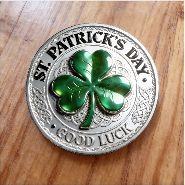 New Year Sale 50% OFF🔥-🍀 St. Patrick’s Day Silver-Tone Commemorative Coin