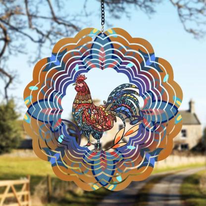 Hummingbird Wind Spinner – Rainbow Garden Hanging Ornament